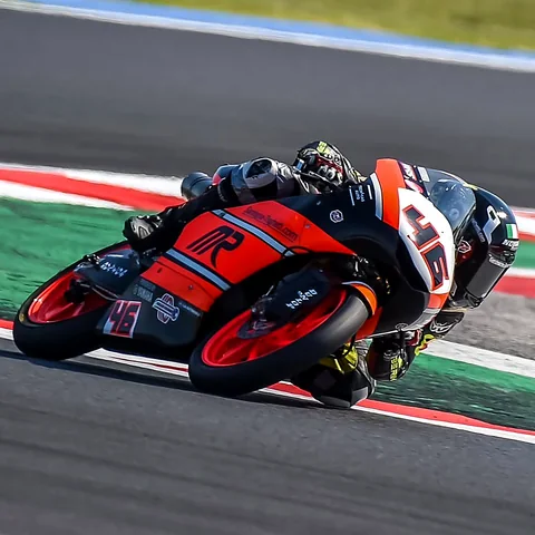 Matteo Masili con la Moto3 nella stagione 2025